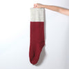 

Gefilzte Weihnachtssocke
2