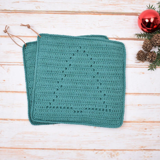 

Topflappen - Weihnachtsbaum
2