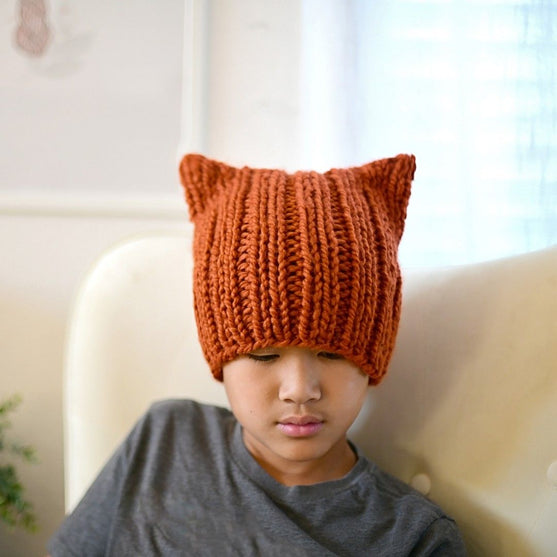 

Chunky Cat - Mütze - Stricken
1