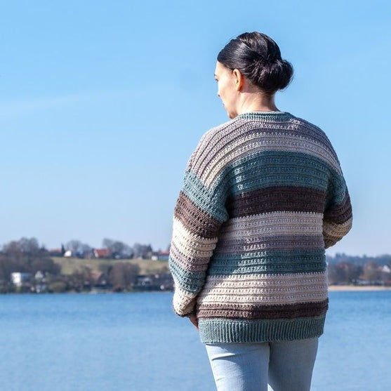 

Comfy Stripie Cardi - Jacke
3