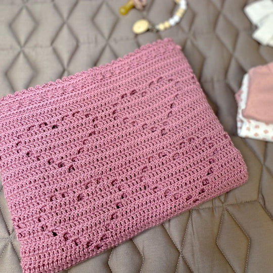 Lovely Hearts – Bamboo – Babydecke