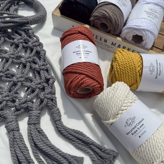 

Recycled Cotton Rope (5 mm) - Hobbii
3