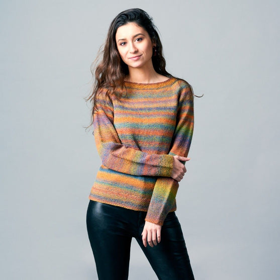 

Mette - Top-down Pullover
1
