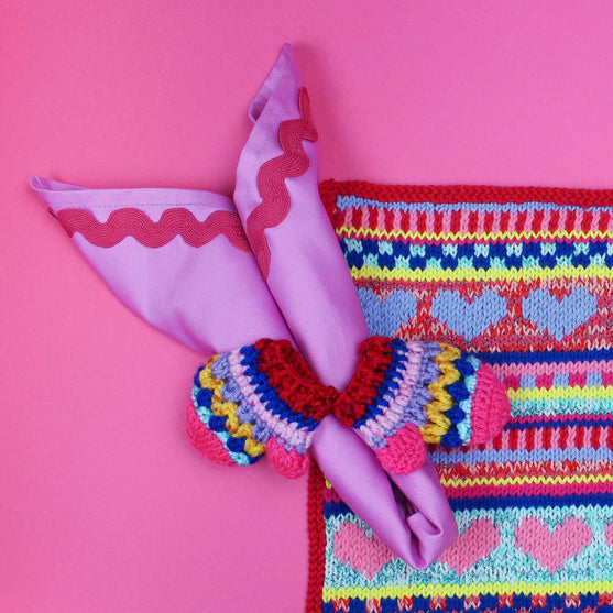 

Mini Mitten - Serviettenbändchen
5