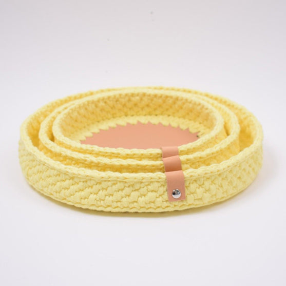 

Dekorative Tabletts mit Lederboden - Ostern
2