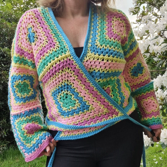 

Summer Squares - Wickel-Cardigan
1