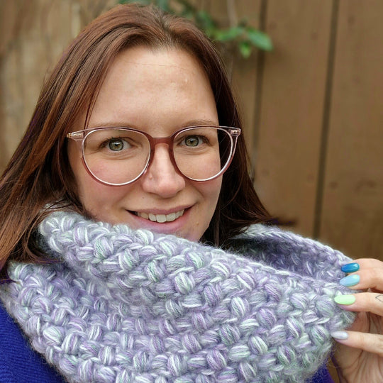 Chunky Puff Stitch - Halswärmer