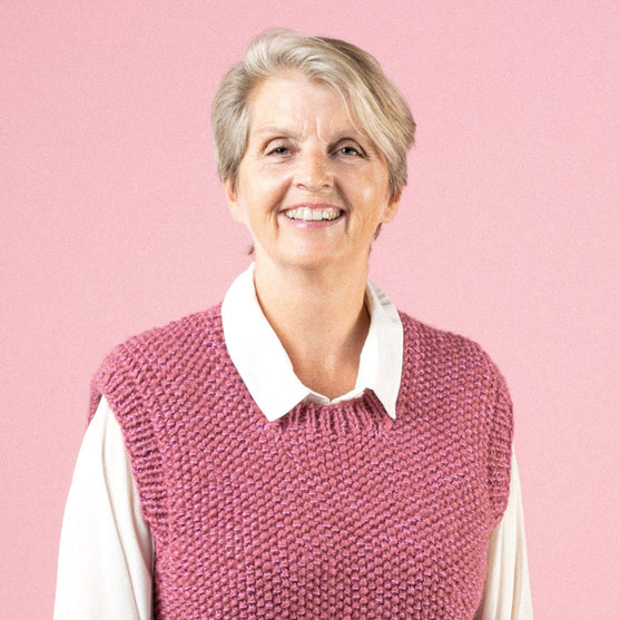 

Renee - Pullunder im Perlmuster - Pink Collection
1