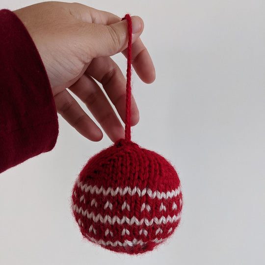 Knitmas bauble - Weihnachtsdekoration