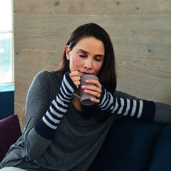 

Armstulpen mit Streifen
1