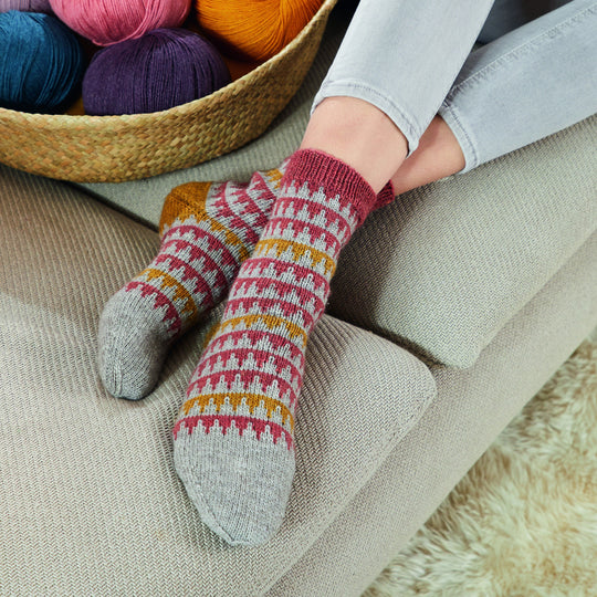 Socken im Jacquardmuster - R0360