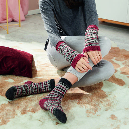 Socken im Jacquardmuster - R0362