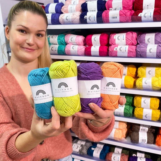 

Rainbow Cotton 8/8 Color Pack - Hobbii
3