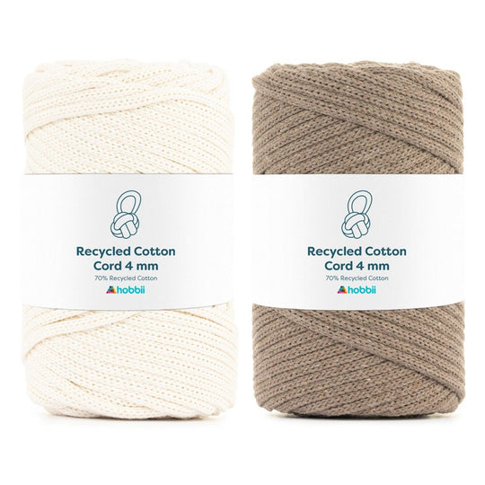 Recycled Cotton Cord (4 mm) - Hobbii