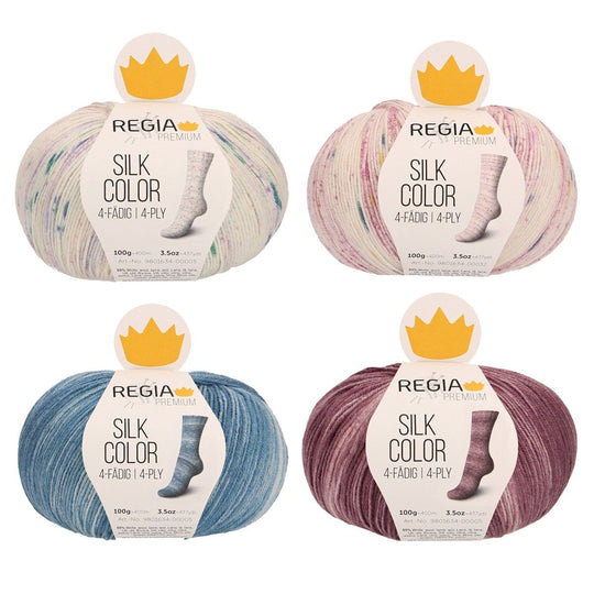 Regia Premium Silk Color 4-fädig - Regia