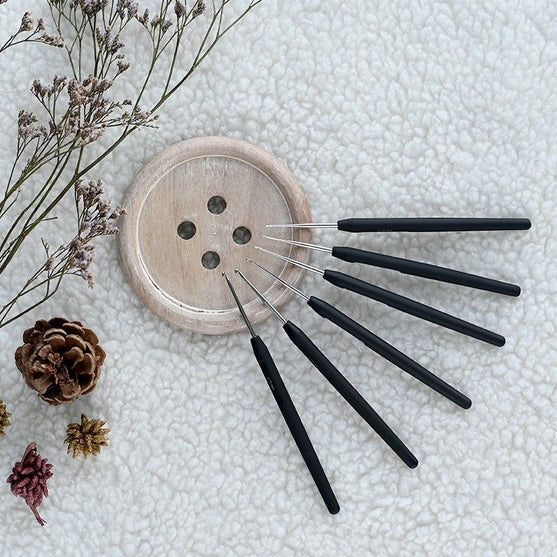 

Stahl Häkelnadel mit ergonomischem Griff - KnitPro
2