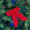 

Gehäkelte Schleife - Weihnachtsdeko
5