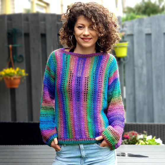 

Sparkling Rainbow Pullover
4