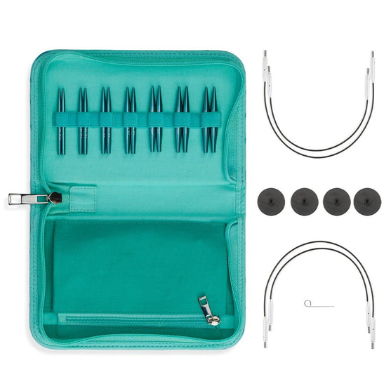 

Stellar Mini austauschbares Rundstricknadel-Set – Emerald - Hobbii
1