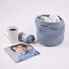 

Gestrickte Garntasche
1