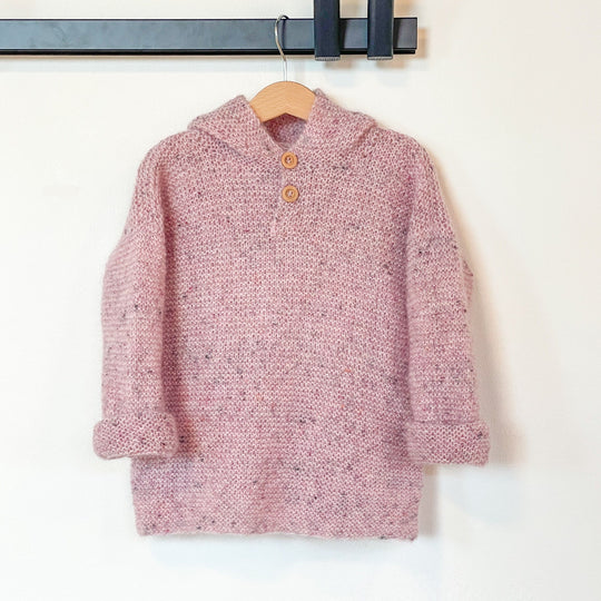 Dagmar - Kinderpullover mit Kapuze