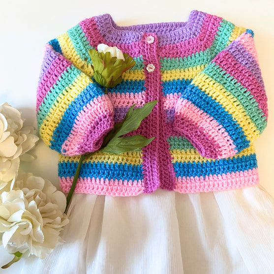 

Sunshine and Rainbows - Baby-Cardigan
1