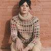 

6183-41 Pulli mit aufgesticktem Karomuster
1