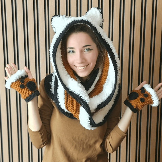 WereFox - Schal und Handwärmer