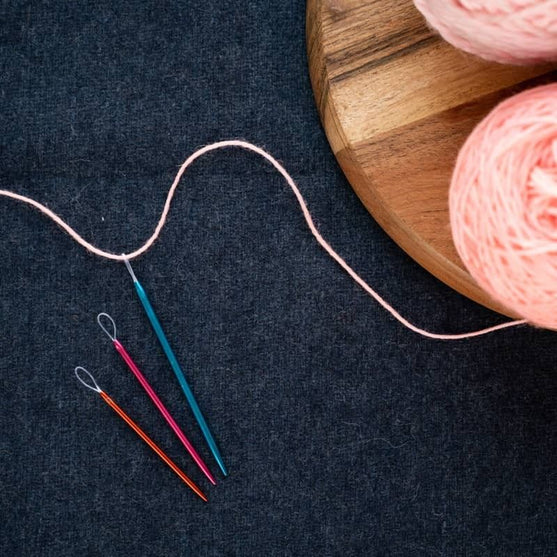 

Wollnadeln Aluminium - KnitPro
5