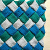 

Gewebte Decke - Entrelac Decke
4