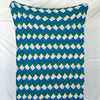 

Gewebte Decke - Entrelac Decke
1